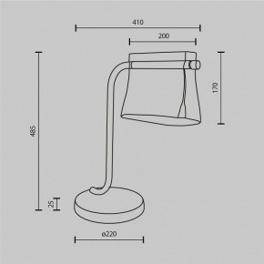 Настольная лампа декоративная Maytoni Cabaret MOD170TL-L8BS3K в Нефтекамске - neftekamsk.mebel24.online | фото 7
