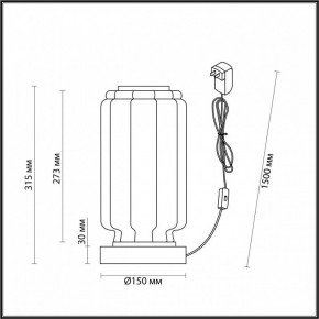 Настольная лампа декоративная Odeon Light Jam 5409/10TL в Нефтекамске - neftekamsk.mebel24.online | фото 4