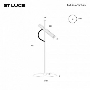 Настольная лампа декоративная ST-Luce LILT SL6210.404.01 в Нефтекамске - neftekamsk.mebel24.online | фото 2