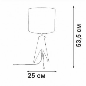 Настольная лампа декоративная Vitaluce V28340 V28340-1/1L в Нефтекамске - neftekamsk.mebel24.online | фото 2