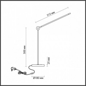Настольная лампа офисная Odeon Light Foden 7101/12TL в Нефтекамске - neftekamsk.mebel24.online | фото 5