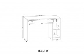 НИЛЬС - 11 Стол письменный в Нефтекамске - neftekamsk.mebel24.online | фото 2