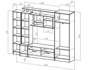 ОСКАР Гостиная (ЯШТ/ЯШС) в Нефтекамске - neftekamsk.mebel24.online | фото 2