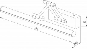 Подсветка для картины Elektrostandard Monza a064138 в Нефтекамске - neftekamsk.mebel24.online | фото 4