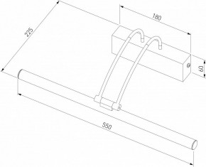 Подсветка для зеркала Elektrostandard Simple a063698 в Нефтекамске - neftekamsk.mebel24.online | фото 3