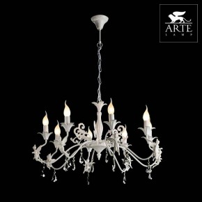 Подвесная люстра Arte Lamp Angelina A5349LM-8WH в Нефтекамске - neftekamsk.mebel24.online | фото 2