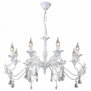 Подвесная люстра Arte Lamp Angelina A5349LM-8WH в Нефтекамске - neftekamsk.mebel24.online | фото 3