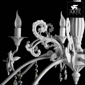 Подвесная люстра Arte Lamp Angelina A5349LM-8WH в Нефтекамске - neftekamsk.mebel24.online | фото 6