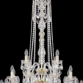 Подвесная люстра Bohemia Ivele Crystal 1402 1402/16+8+4/300/h-123/3d/G в Нефтекамске - neftekamsk.mebel24.online | фото 4