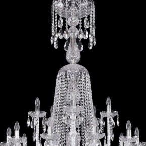Подвесная люстра Bohemia Ivele Crystal 1402 1402/20+10+5/530/XL-165/Ni в Нефтекамске - neftekamsk.mebel24.online | фото 4