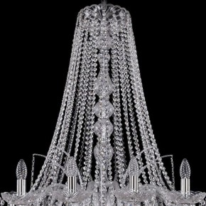 Подвесная люстра Bohemia Ivele Crystal 1411 1411/18/400/h-113/Ni в Нефтекамске - neftekamsk.mebel24.online | фото 4