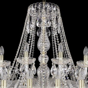 Подвесная люстра Bohemia Ivele Crystal 1411 1411/24+12/460/G в Нефтекамске - neftekamsk.mebel24.online | фото 4