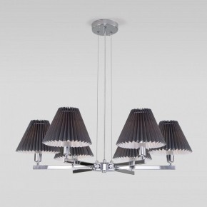 Подвесная люстра Eurosvet Peony 60136/6 хром/графит в Нефтекамске - neftekamsk.mebel24.online | фото 2