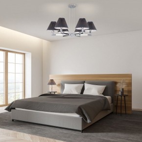 Подвесная люстра Eurosvet Peony 60136/6 хром/графит в Нефтекамске - neftekamsk.mebel24.online | фото 4