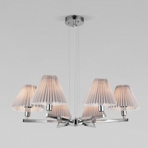 Подвесная люстра Eurosvet Peony 60136/6 хром/серый в Нефтекамске - neftekamsk.mebel24.online | фото 3