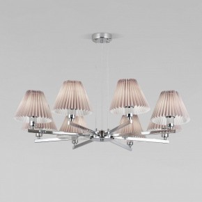 Подвесная люстра Eurosvet Peony 60136/8 хром/серый в Нефтекамске - neftekamsk.mebel24.online | фото 2