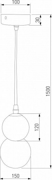 Подвесная люстра Eurosvet Polar 50251/1 LED белый в Нефтекамске - neftekamsk.mebel24.online | фото 3