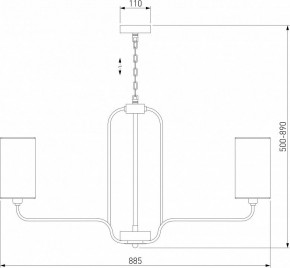 Подвесная люстра Eurosvet Purezza 60128/8 хром в Нефтекамске - neftekamsk.mebel24.online | фото 5