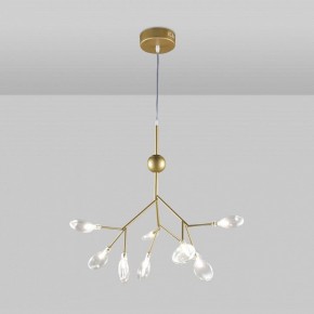 Подвесная люстра Natali Kovaltseva GRACE ll GRACE 75554/9С GOLD SATIN в Нефтекамске - neftekamsk.mebel24.online | фото 3