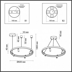 Подвесная люстра Odeon Light Fonda 4317/58L в Нефтекамске - neftekamsk.mebel24.online | фото 6