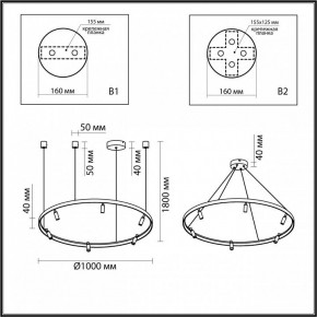 Подвесная люстра Odeon Light Fonda 4317/93L в Нефтекамске - neftekamsk.mebel24.online | фото 6