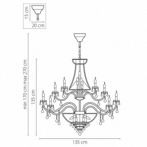 Подвесная люстра Osgona Classic 700511 в Нефтекамске - neftekamsk.mebel24.online | фото 3