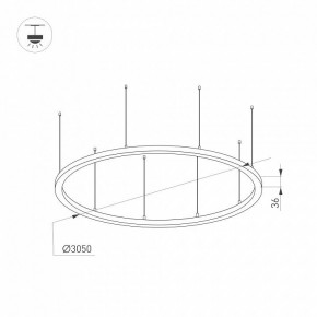 Подвесной светильник Arlight ARC 034078(1) в Нефтекамске - neftekamsk.mebel24.online | фото 2