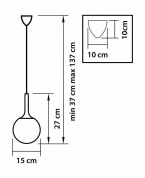 Подвесной светильник Lightstar Globo 813013 в Нефтекамске - neftekamsk.mebel24.online | фото 3
