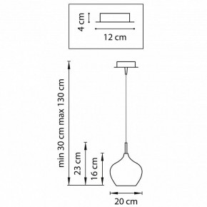 Подвесной светильник Lightstar Pentola 803041 в Нефтекамске - neftekamsk.mebel24.online | фото 3