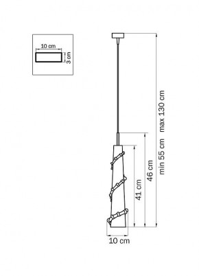 Подвесной светильник Lightstar Petalo 804310 в Нефтекамске - neftekamsk.mebel24.online | фото 4
