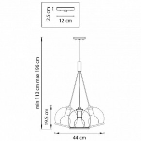 Подвесной светильник Lightstar Sferico 729031 в Нефтекамске - neftekamsk.mebel24.online | фото 3