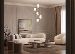 Подвесной светильник Maytoni Aura MOD016PL-05BS в Нефтекамске - neftekamsk.mebel24.online | фото 4