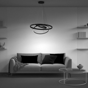 Подвесной светильник Maytoni Halo MOD058PL-L100BK в Нефтекамске - neftekamsk.mebel24.online | фото 5