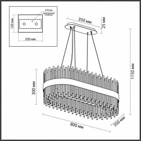 Подвесной светильник Odeon Light Focco 4722/24 в Нефтекамске - neftekamsk.mebel24.online | фото 5