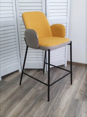 Полубарный стул NYX (H=65cm) VF106 желтый / VF120 серый М-City в Нефтекамске - neftekamsk.mebel24.online | фото 2