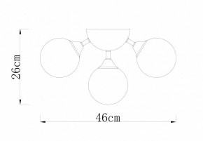Потолочная люстра Arte Lamp Fobos A2704PL-5SG в Нефтекамске - neftekamsk.mebel24.online | фото 3