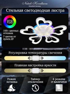 Потолочная люстра Natali Kovaltseva Hugo LED LAMPS 81133 в Нефтекамске - neftekamsk.mebel24.online | фото 6