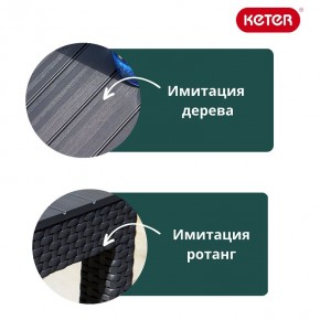 Раскладной стол Лион с регулируемой высотой столешницы (Lyon rattan table) коричневый (h400/650) в Нефтекамске - neftekamsk.mebel24.online | фото 3