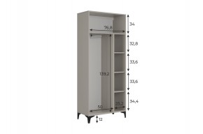 РИЧ Шкаф двухдверный в Нефтекамске - neftekamsk.mebel24.online | фото 3