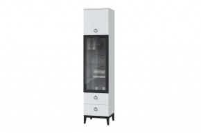ШАРЛИЗ Шкаф-витрина с 1 стекл. дв. и 2ящ. (450) в Нефтекамске - neftekamsk.mebel24.online | фото
