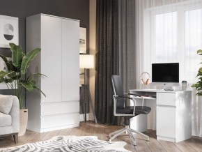 Шкаф 2-ств. с 2 ящиками "Бьянко" в Нефтекамске - neftekamsk.mebel24.online | фото 4