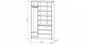 НИЦЦА-2 Шкаф 3-х дверный (НЦ.02) в Нефтекамске - neftekamsk.mebel24.online | фото 2