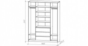 НИЦЦА-3 Шкаф 4-х дверный (НЦ.03) в Нефтекамске - neftekamsk.mebel24.online | фото 2
