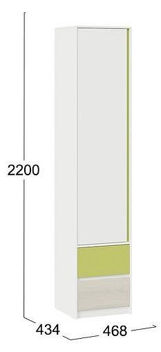 Шкаф для белья Сканди в Нефтекамске - neftekamsk.mebel24.online | фото 4