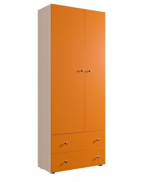 Шкаф ДМ 800 с 2-мя ящиками (оранж) в Нефтекамске - neftekamsk.mebel24.online | фото