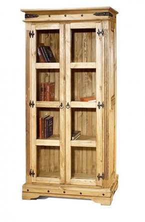 Шкаф книжный "Викинг 03" массив в Нефтекамске - neftekamsk.mebel24.online | фото