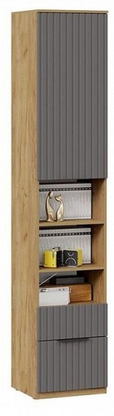 Шкаф комбинированный Хилтон Исп. 2 в Нефтекамске - neftekamsk.mebel24.online | фото 4