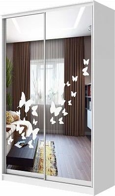 Шкаф-купе ХИТ 24-14-66 БАБОЧКИ в Нефтекамске - neftekamsk.mebel24.online | фото