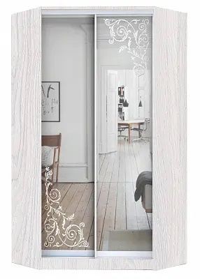 Шкаф-купе ХИТ-У-24-4-66 ОРНАМЕНТ в Нефтекамске - neftekamsk.mebel24.online | фото
