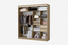 Шкаф-купе Орион 2.0 серия Альянс (дуб сонома) в Нефтекамске - neftekamsk.mebel24.online | фото 2